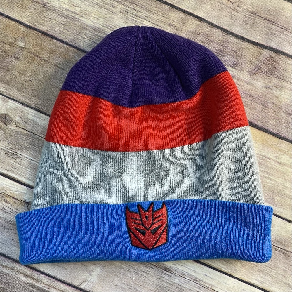 RARE Nike x Transformers CJ Megatron Cuffed Beanie Hat Calvin Johnson 2013-OS